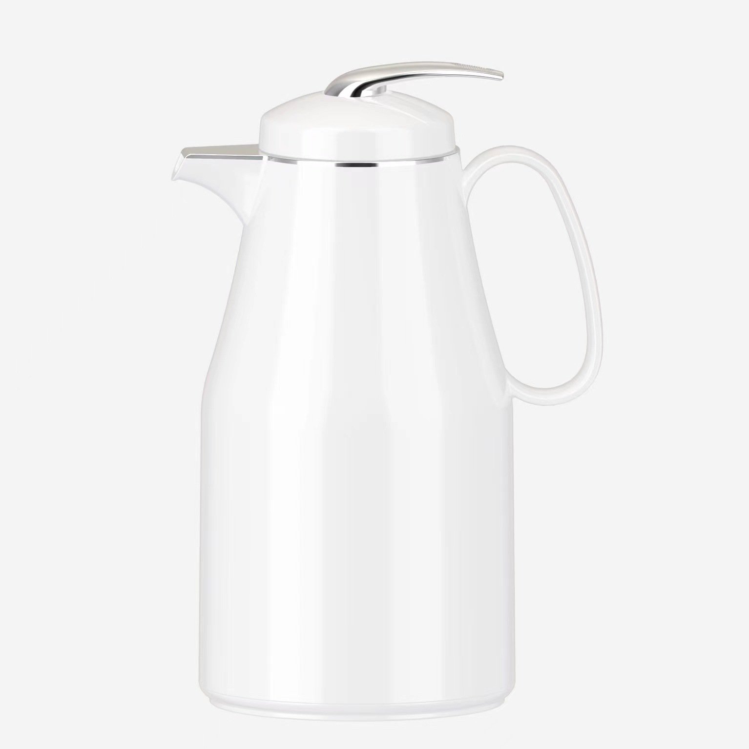 Custom 1L Arabic Style Vacuum Coffee Flask Thermos Kettle Glass Inner Vacuum Flask Arabic Coffee Pot Thermos