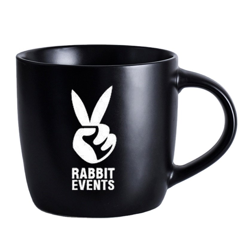 ModernQiu Custom Wholesale Ceramic Coffee Mug Minimalist Design Eco-Friendly Sublimation Milk Mug Promotion