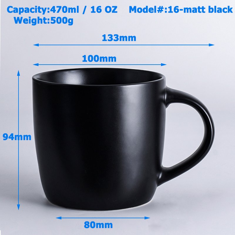 ModernQiu Custom Wholesale Ceramic Coffee Mug Minimalist Design Eco-Friendly Sublimation Milk Mug Promotion