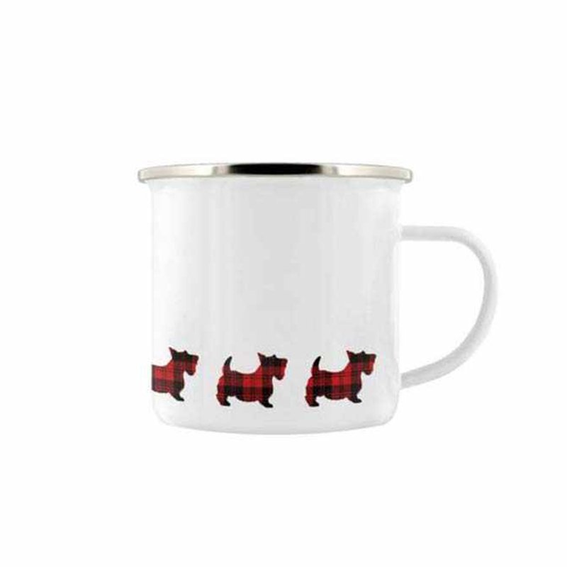 18oz OEM logo food safety aureate golden gold rim edge fancy design enamel coffee stainless steel service cup mug for hotel