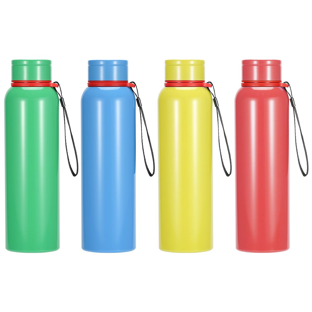 Wholesale Cheap Water Bottle 304 Stainless Steel Double Wall Vacuum Insulated Flask Sport Water Bottle with Rope
