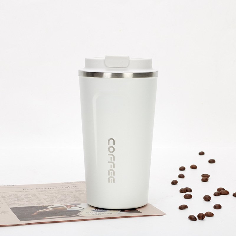 Double Walled stainless steel 380ml 510ml mugs metal thermos portable cup travel eacam 380ml stainless steel coffee cup
