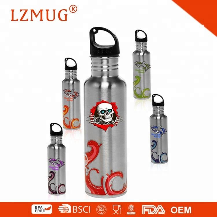 custom 304 stainless steel cool water bottle
