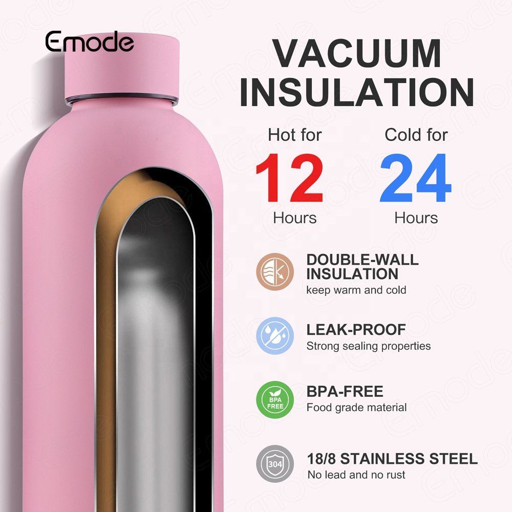 Leak Proof Vacuum Insulated Stainless Steel Double Wall,Thermo Mug Metal Canteen Sports Water Bottle For Outdoor,Office,Camping