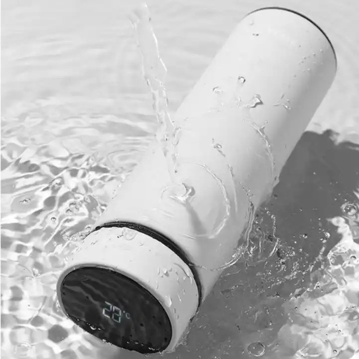 500ml Smart Water Bottle Led Digital Temperature Display Vacuum Flasks Stainless Steel Water Bottles
