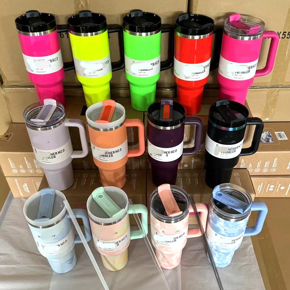 New Release Hot Selling 40oz Car Travel Mug Stainless Steel Tumbler Mug with Handle