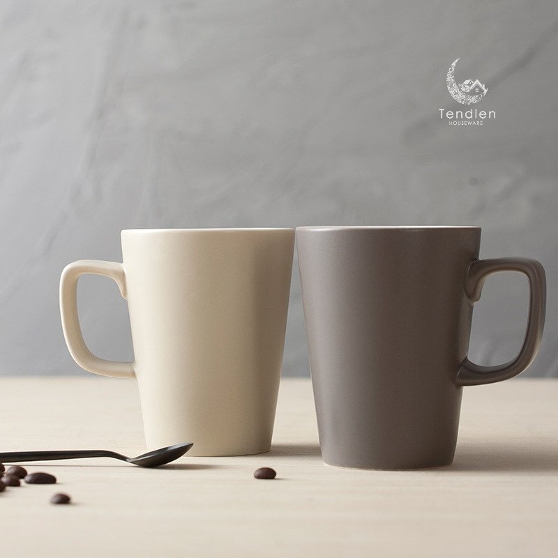 13oz Ceramic Mug Customized Logo Milk Mug with Handle