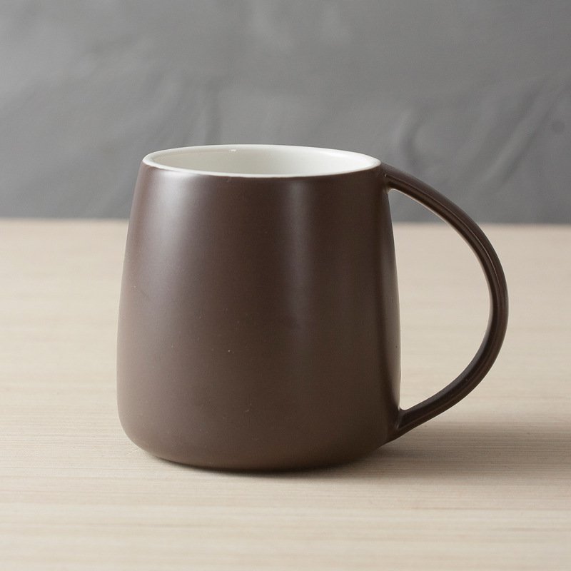 13oz Ceramic Mug Customized Logo Milk Mug with Handle