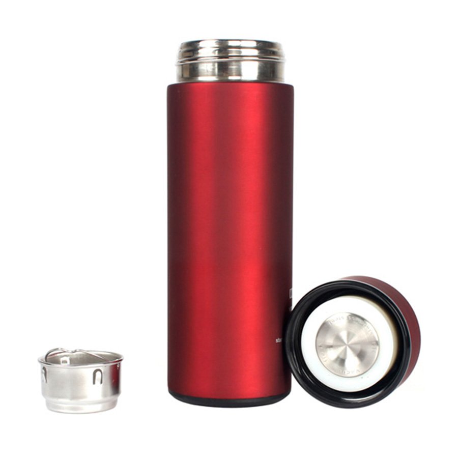 2023 wholesale BPA free stainless steel insulated vacuum flask thermos double walled with filter for tea 350ml