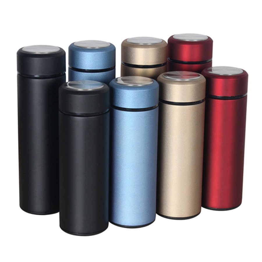 2023 wholesale BPA free stainless steel insulated vacuum flask thermos double walled with filter for tea 350ml