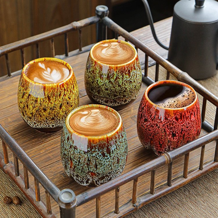 170ml Turkish Arabic Coffee Cups Gawa Cups Handmade Pottery Mug