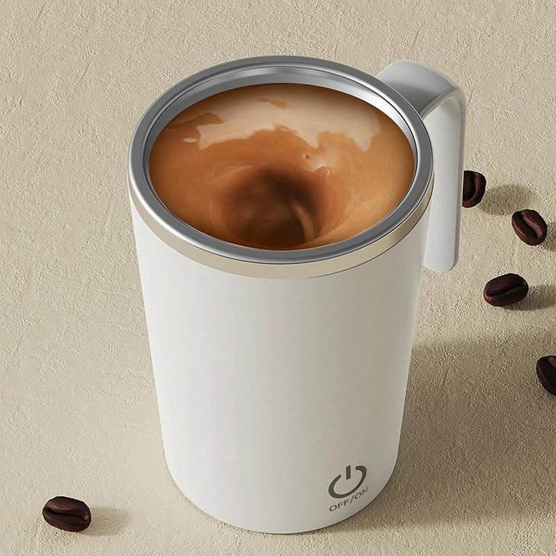 New Stock 400ML Automatic Electric Self Stirring Coffee Mug USB Charging Portable Coffee Mug With Handle