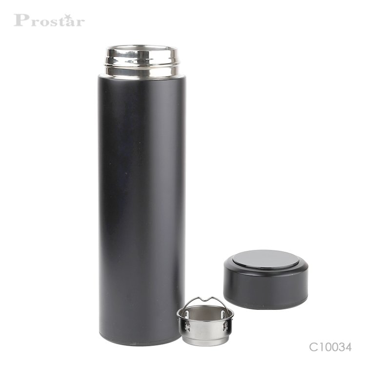Prostar Custom Smart Thermo Water Bottle Double Wall Insulated Vacuum Flask With Led Temperature Display