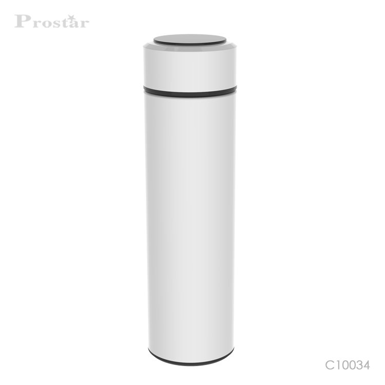 Prostar Custom Smart Thermo Water Bottle Double Wall Insulated Vacuum Flask With Led Temperature Display