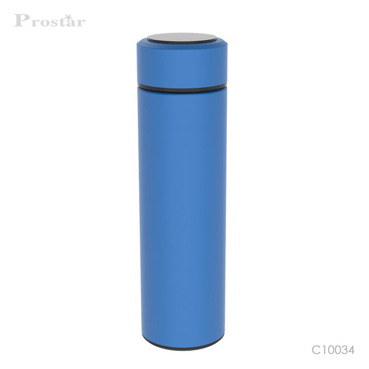 Prostar Custom Smart Thermo Water Bottle Double Wall Insulated Vacuum Flask With Led Temperature Display