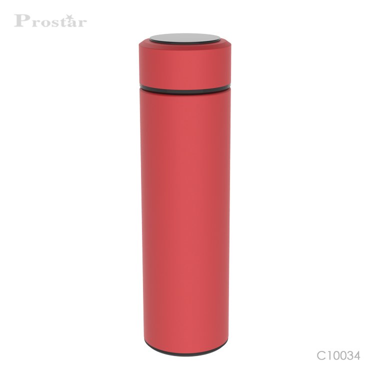 Prostar Custom Smart Thermo Water Bottle Double Wall Insulated Vacuum Flask With Led Temperature Display