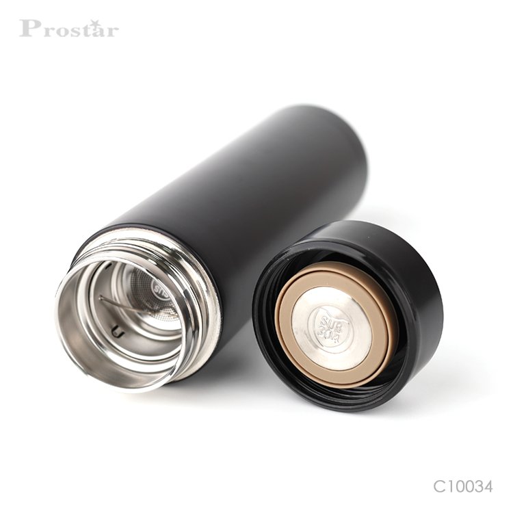 Prostar Custom Smart Thermo Water Bottle Double Wall Insulated Vacuum Flask With Led Temperature Display