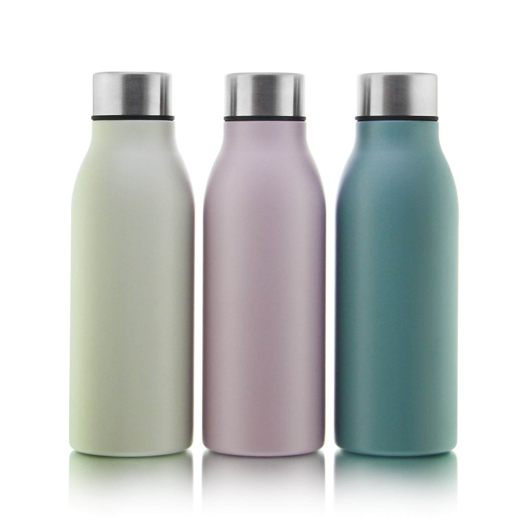 500ml/600mlHot Cold Matte Stainless Steel Doule Wall vacuum Mug Sports Water Bottle Flask Vacuum Water Bottle