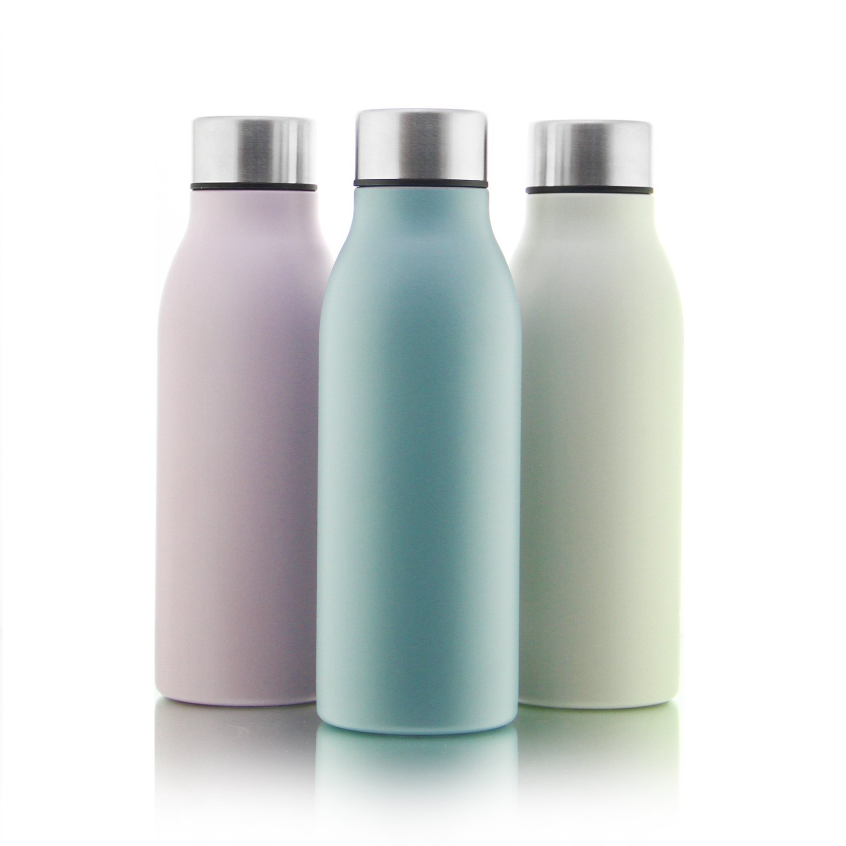 500ml/600mlHot Cold Matte Stainless Steel Doule Wall vacuum Mug Sports Water Bottle Flask Vacuum Water Bottle