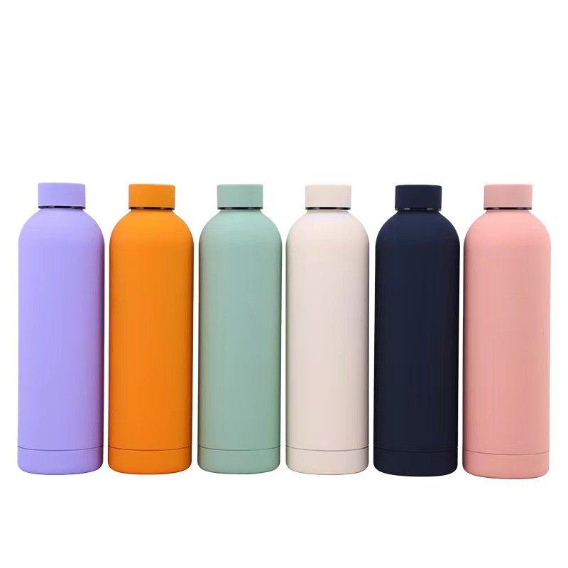 Sport Water Bottle Wholesale Price Small Mouth Stainless Steel 350ml 500ml 750ml Travel Vacuum Flasks & Thermoses American Style