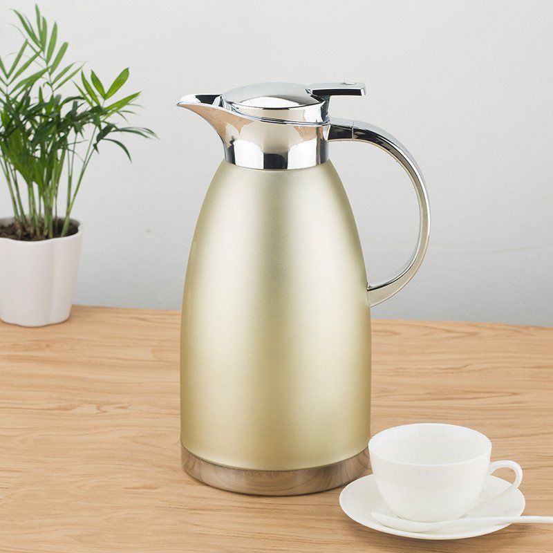 Stainless Steel Thermos Double Layer Insulated Vacuum Water Bottle Home Office Coffee Pot Tea Kettle Kitchen Supplies