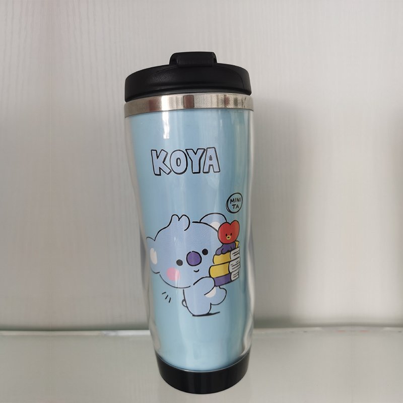 Customized Football Team Support ABS Mugs Portable Food Grade 400ML Plastic Water Bottle Gifts Products for Football Fans Mugs