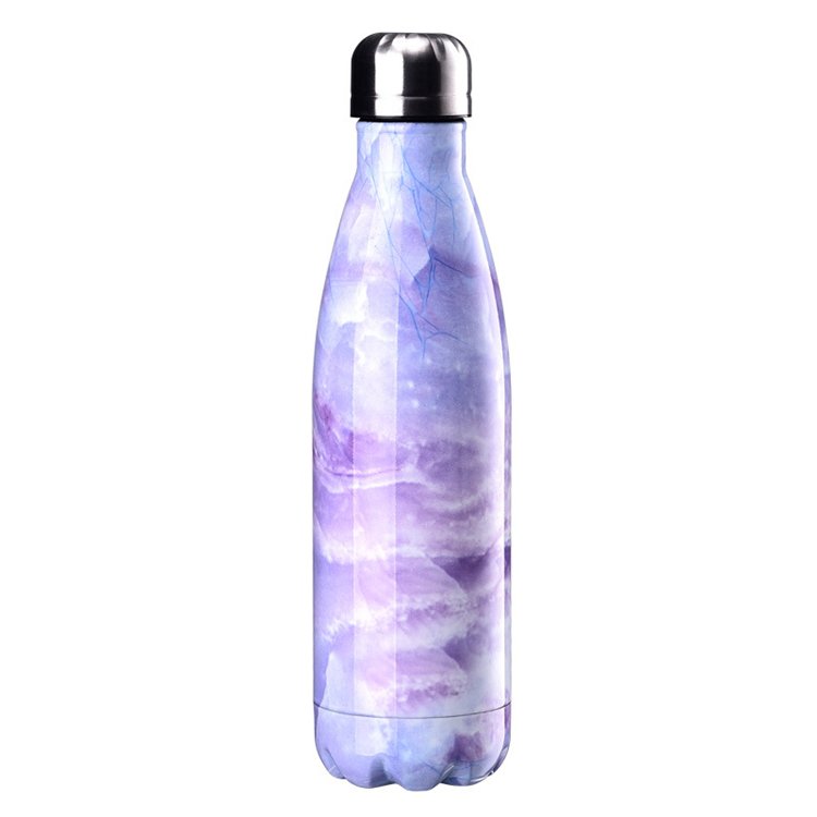Double Wall 500ml Marble Stainless Steel Vacuum Flasks & Thermoses Eco Friendly Products 2024