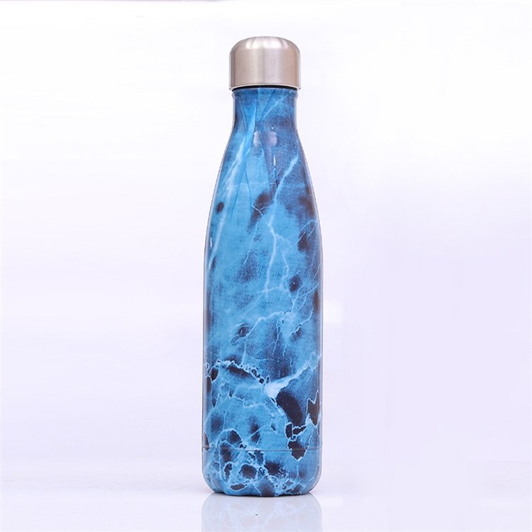 Double Wall 500ml Marble Stainless Steel Vacuum Flasks & Thermoses Eco Friendly Products 2024