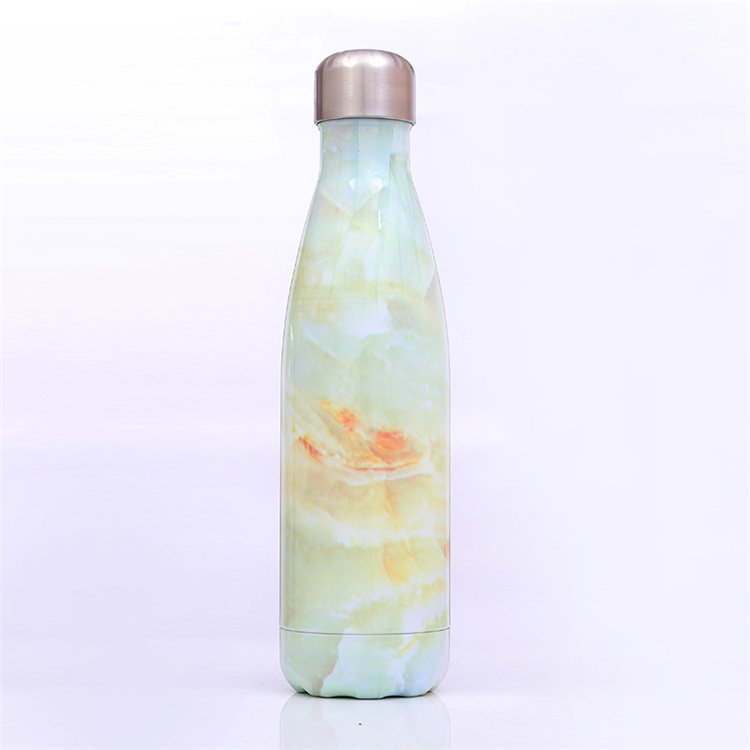 Double Wall 500ml Marble Stainless Steel Vacuum Flasks & Thermoses Eco Friendly Products 2024