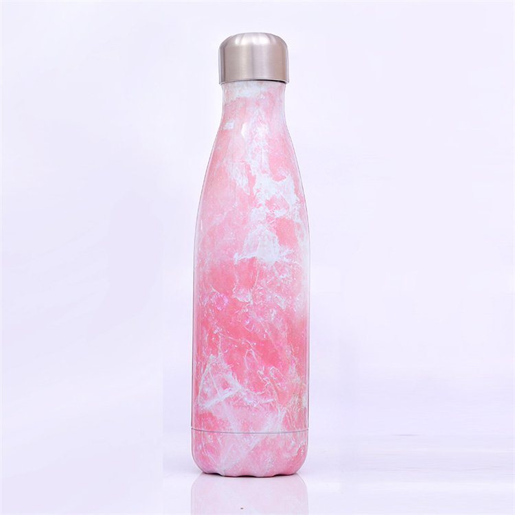 Double Wall 500ml Marble Stainless Steel Vacuum Flasks & Thermoses Eco Friendly Products 2024