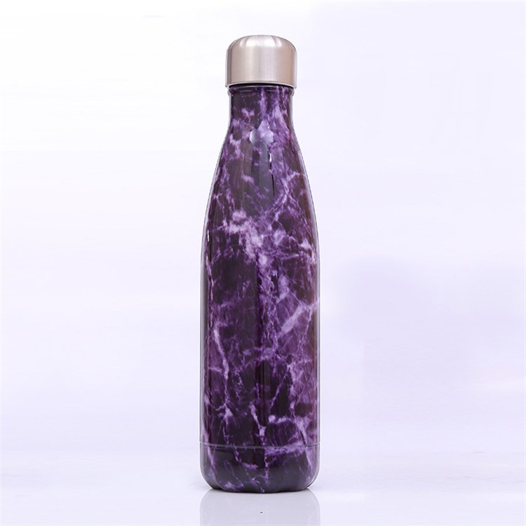 Double Wall 500ml Marble Stainless Steel Vacuum Flasks & Thermoses Eco Friendly Products 2024