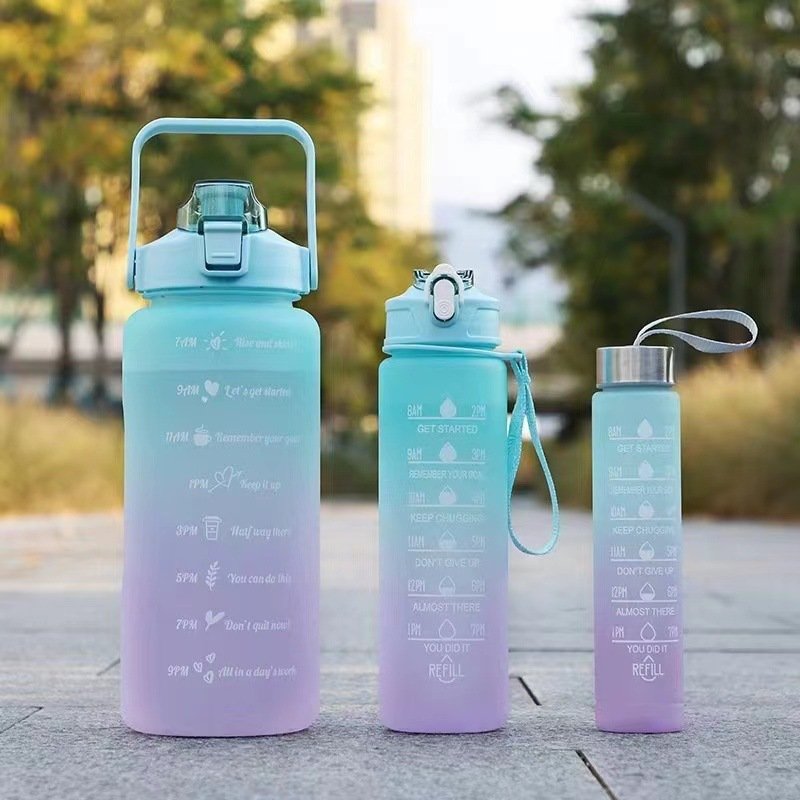 Best Selling Products Tomatodos 2000ml Botellones 3 In 1 Set Bottle Plastic Tour Water Bottles