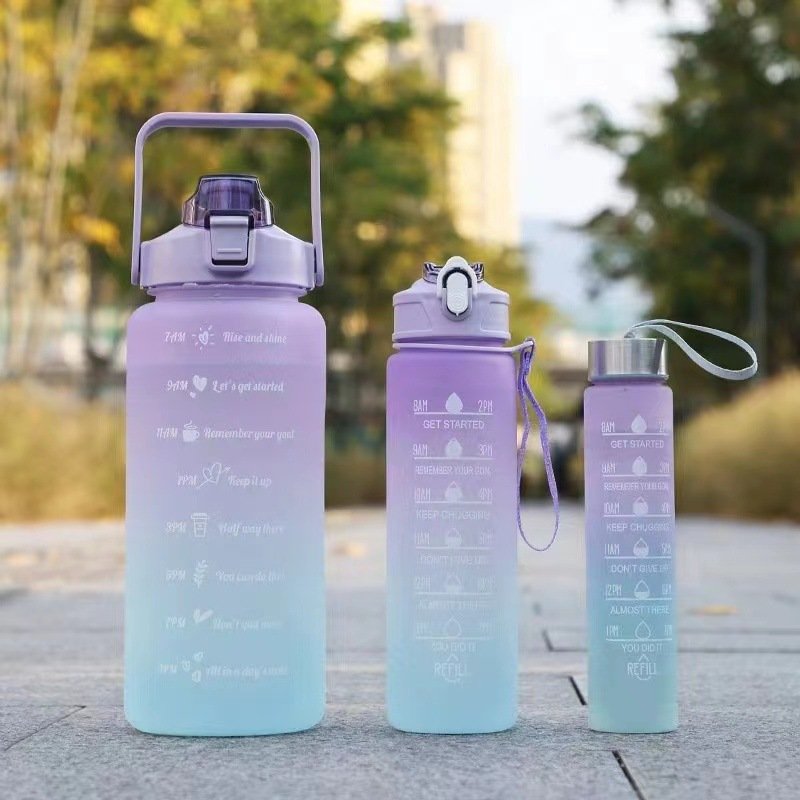 Best Selling Products Tomatodos 2000ml Botellones 3 In 1 Set Bottle Plastic Tour Water Bottles