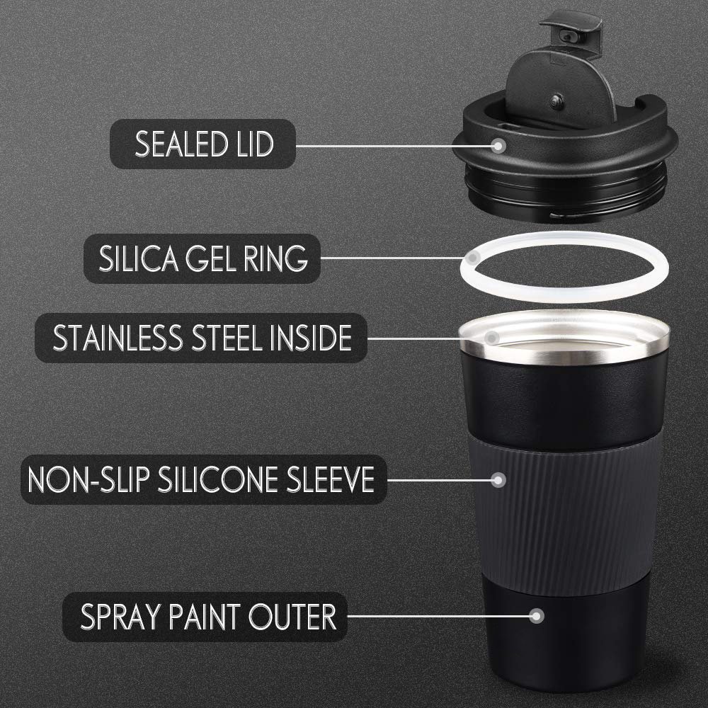 wholesale price Custom 12oz 350ml double wall insulated stainless steel coffee tumbler cup travel mug with proof Lid