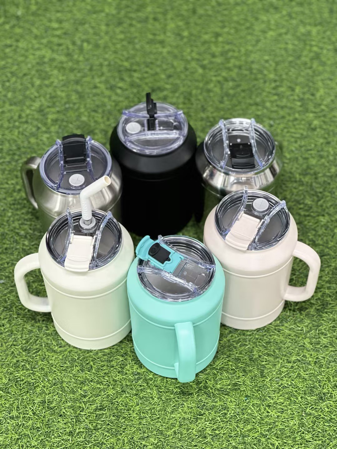 New arrival 50OZ Hot Tumbler With Handle And Straw Adventure 50oz strong Tumbler with Handle