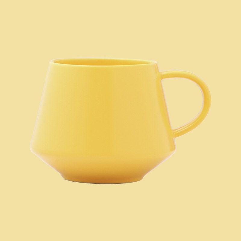 Nordic Simple Multicolor Makaron Ceramic Matte Coffee Mugs With Logo Household Pure Color Water Cup