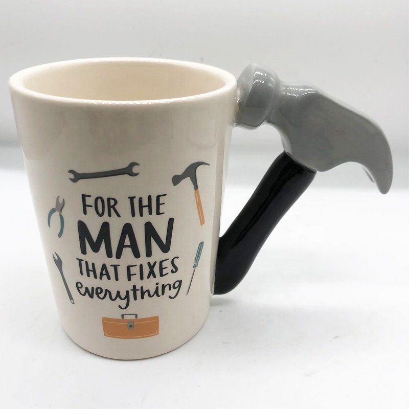 axe Novelty Ceramic Coffee Mug, Decorative 3D Shaped Design Tea Mug Drinkware Cup