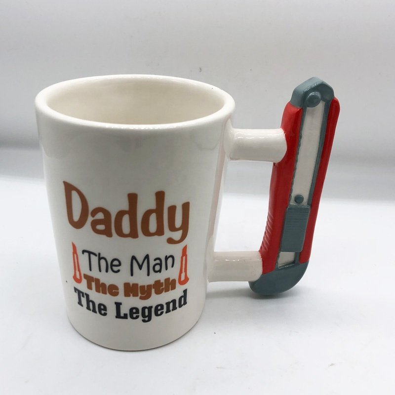 axe Novelty Ceramic Coffee Mug, Decorative 3D Shaped Design Tea Mug Drinkware Cup