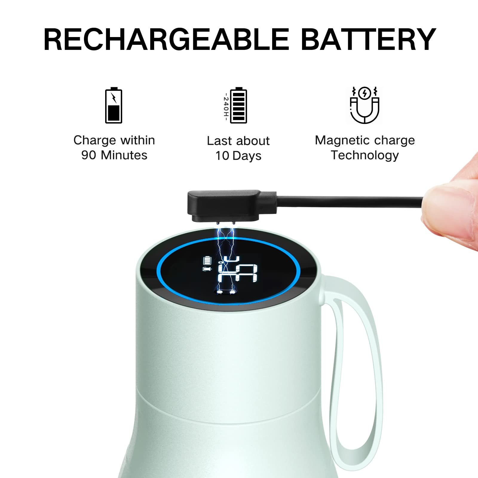 High-end App Control UV Vacuum Flask Insulated Stainless Steel Water Bottle Botella De Agua with Drinking Reminder tumblers