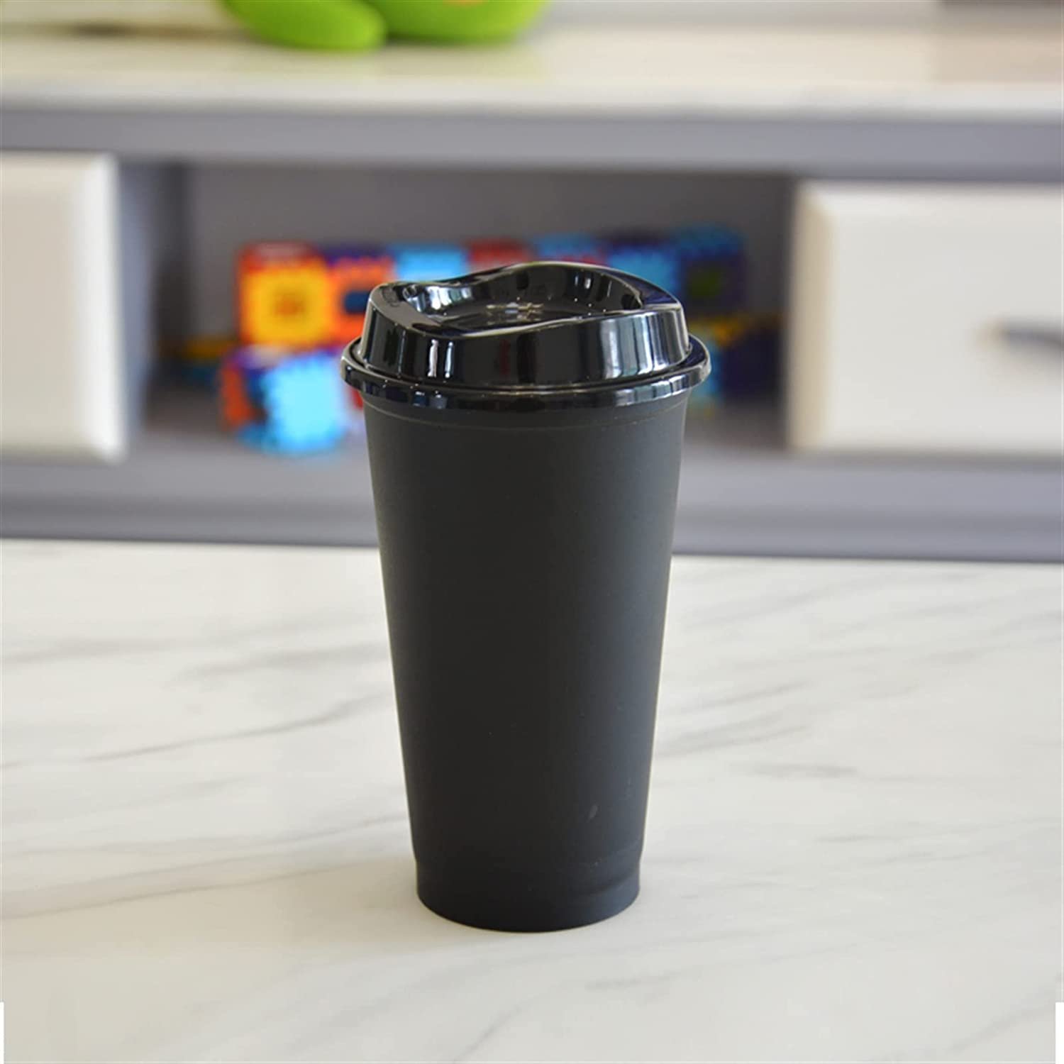Custom Printed Wholesale Bulk Stock Available Plastic Coffee Mug for Office and Outdoor Use
