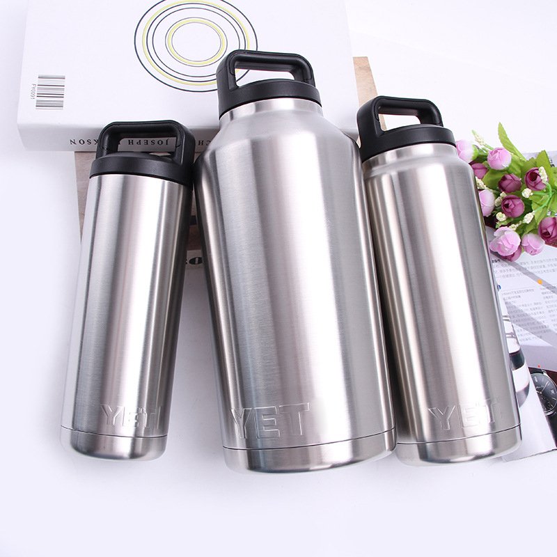 Hot Sale 18oz 36oz 64 oz Stainless Steel Vacuum Insulated Water Bottle the same as YETIRambller