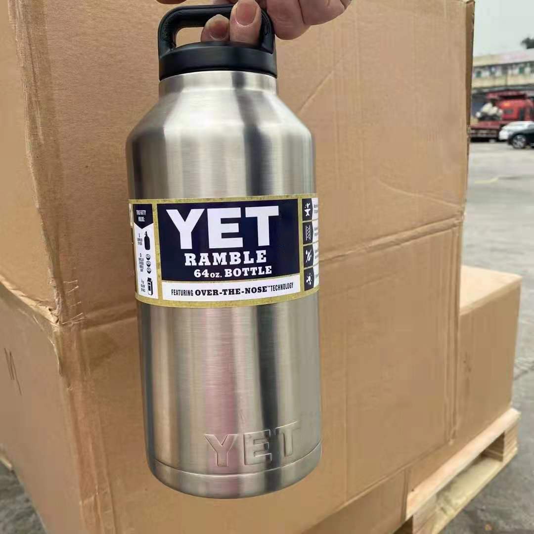 Hot Sale 18oz 36oz 64 oz Stainless Steel Vacuum Insulated Water Bottle the same as YETIRambller