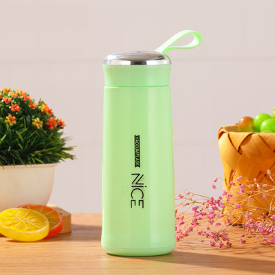 wholesale designer glass water cup water bottle termos de agua gym vacuum insulated tumbler hot water bottle with cover bulk