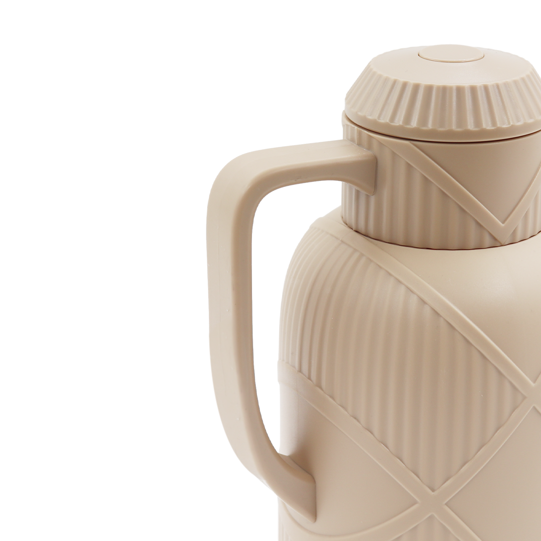 New arrival 1.0 L Coffee Tea Pot High Quality Plastic Vacuum Flask Insulated Jugs Thermos