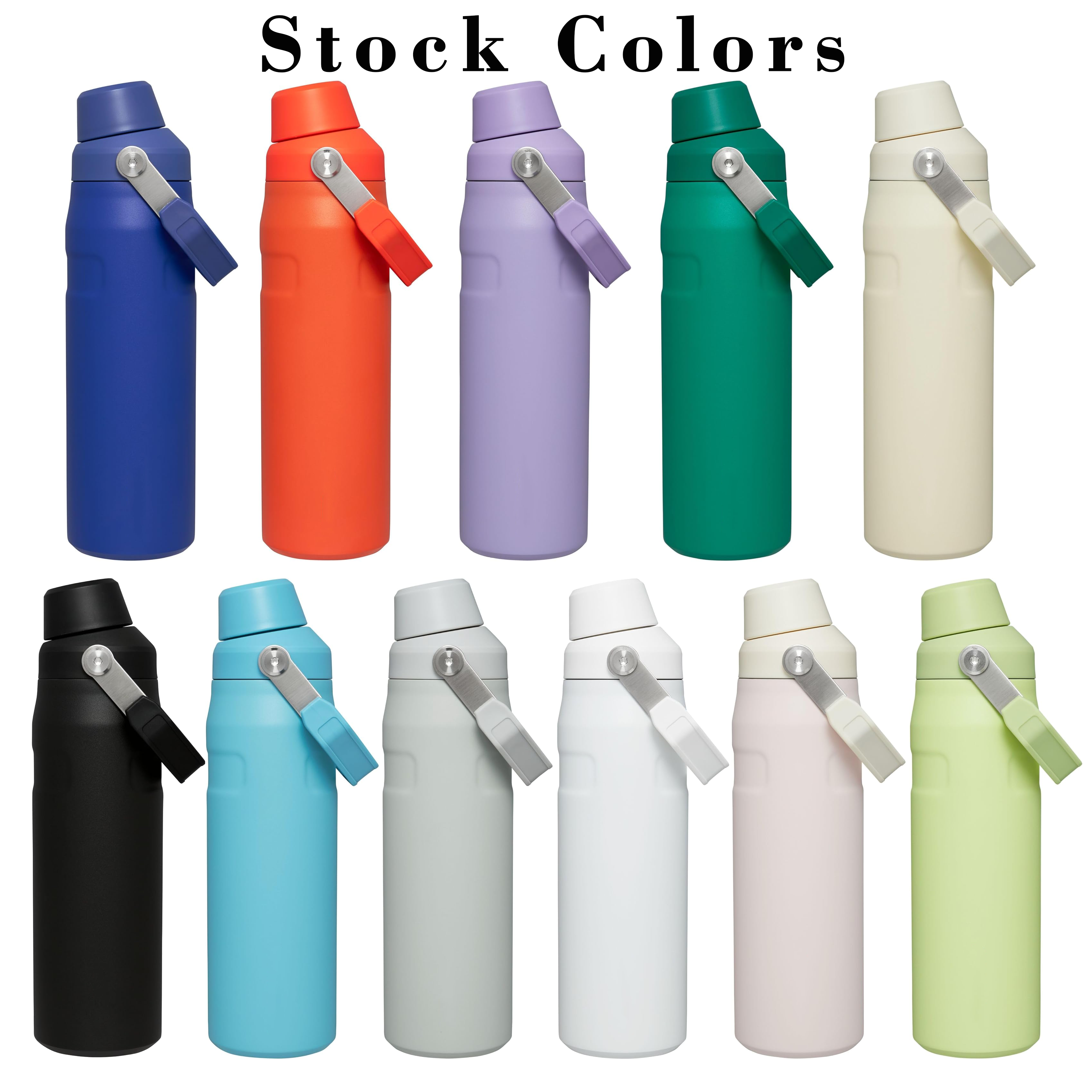 Custom 16oz 24oz 36oz Stainless Steel Insulated Thermos Water Bottle Outdoor Sports Double Walled Vacuum Flask With Handle