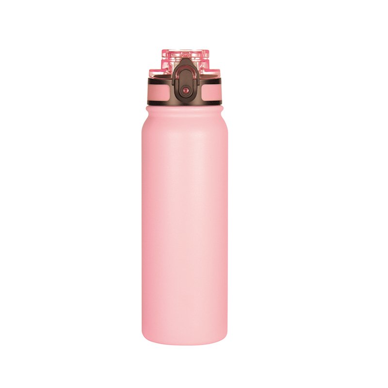 600ml Wide Mouth / Straw Lid Double Wall Sports Insulated Stainless Steel Water Bottle