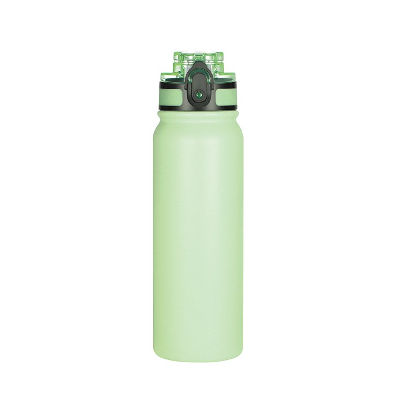 600ml Wide Mouth / Straw Lid Double Wall Sports Insulated Stainless Steel Water Bottle