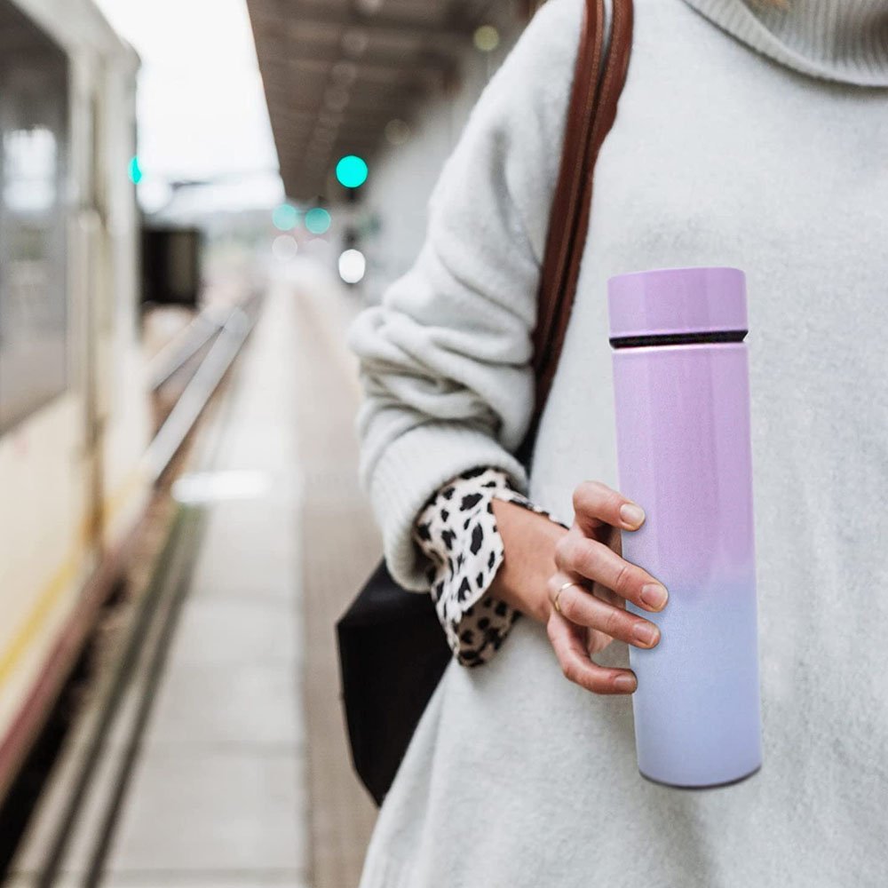 Wholesale Temperature Display Smart Thermos Vacuum Flask Coffee Tea Cup, 480 ml Custom Logo Stainless Steel Portable Cups