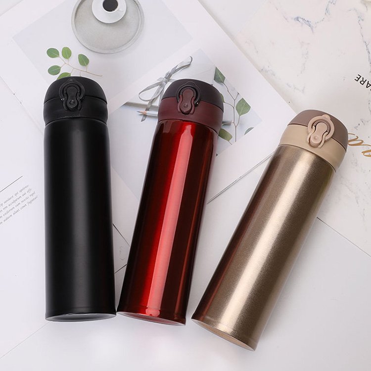 New Outdoor Sports Accessories Stainless Steel Thermos Coffee Travel Mug Pink Vacuum Insulated Water Bottle