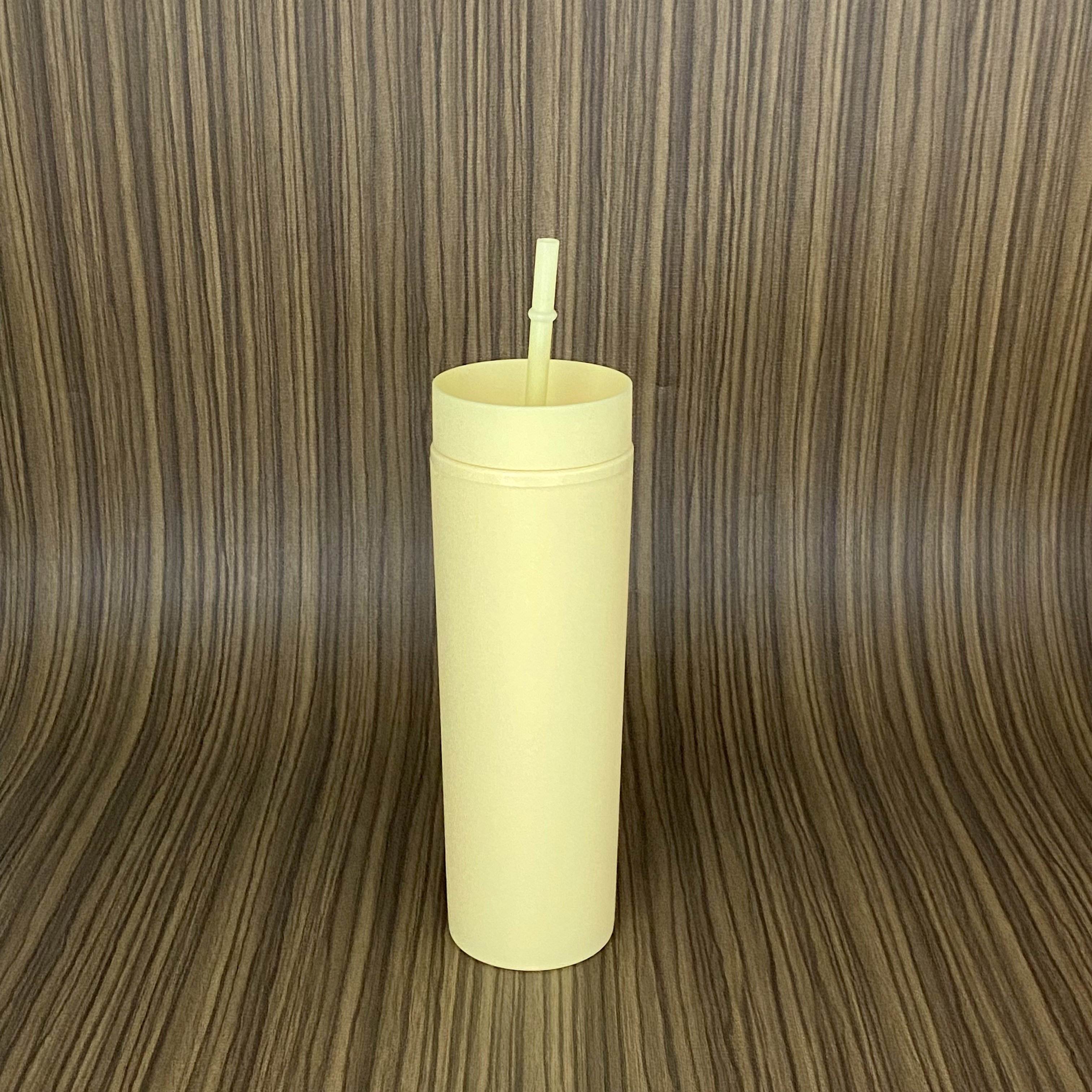 Wholesale 16oz Double Wall Matte Acrylic Skinny Tumbler Insulated Colorful Plastic Cups Water Bottle With Lid And Straw